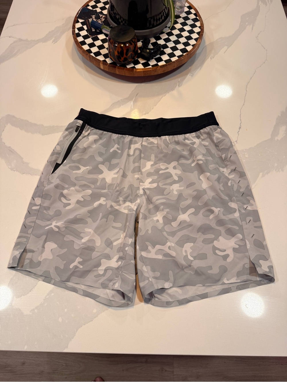 Ten Thousand Men's Gray Camo Interval Shorts